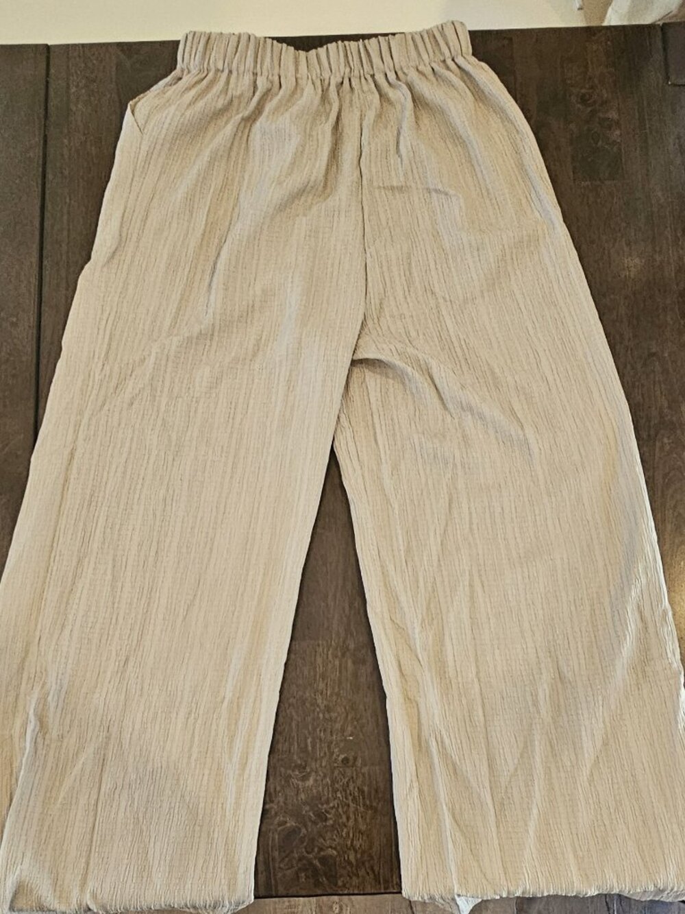 Women's Wide Leg Summer Pants with Drawstring and pockets